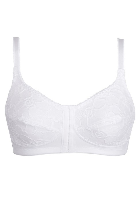 Soft Lace Front Fastening Bra by Nicola Jane (7053) Soft Lace Front Fastening Bra by Nicola Jane (7053)