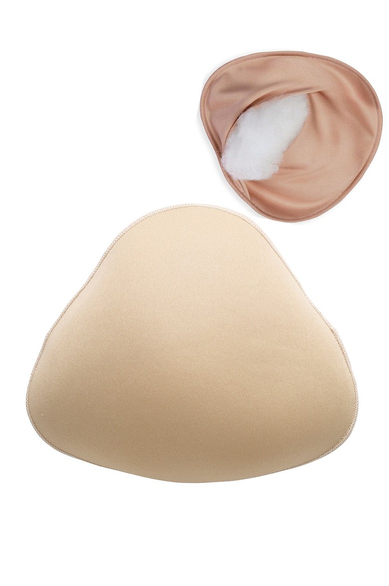 One Pair Triangle Silicone Breast Forms Mastectomy Prosthesis Bra E