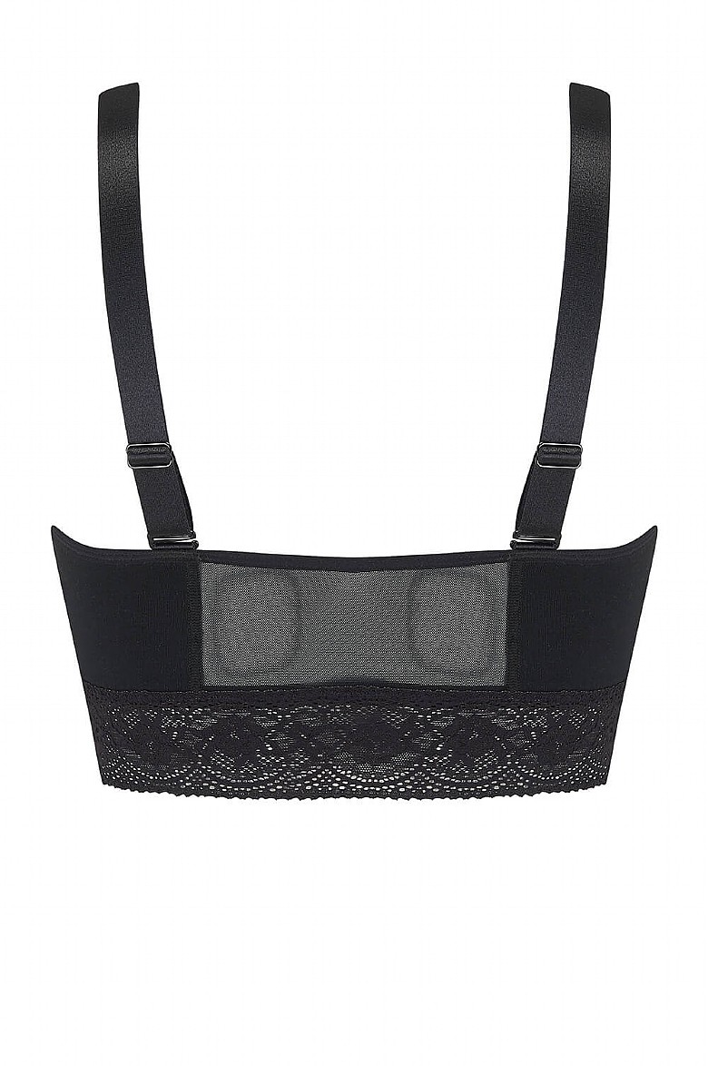 Delilah Soft Mastectomy & Post Surgery Bralette Black